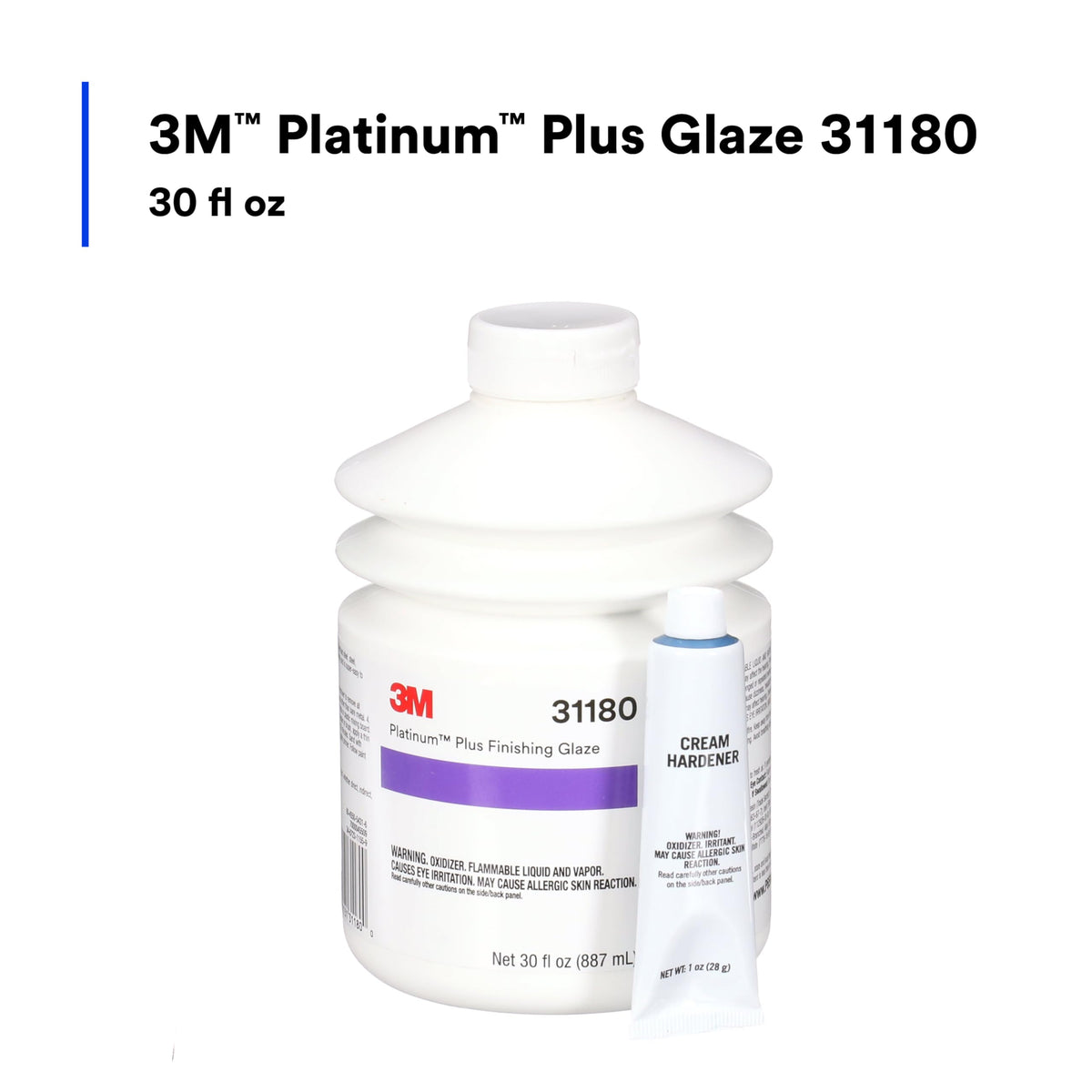 3M Platinum Plus Glaze two-part mixing showing controlled work time benefit