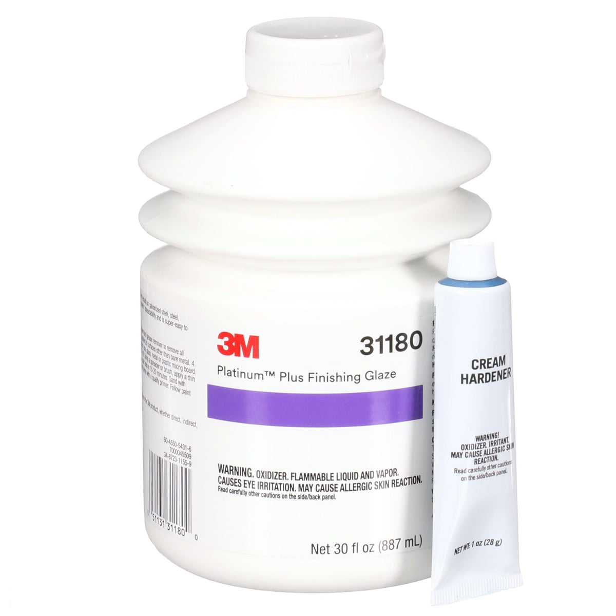 3M Platinum Plus Glaze front can showing product identification and benefit