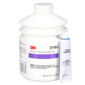 3M Platinum Plus Glaze front can showing product identification and benefit