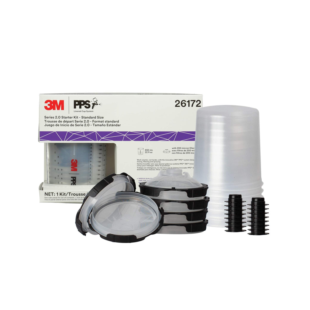 3M PPS 2.0 front packaging showing kit contents and benefits