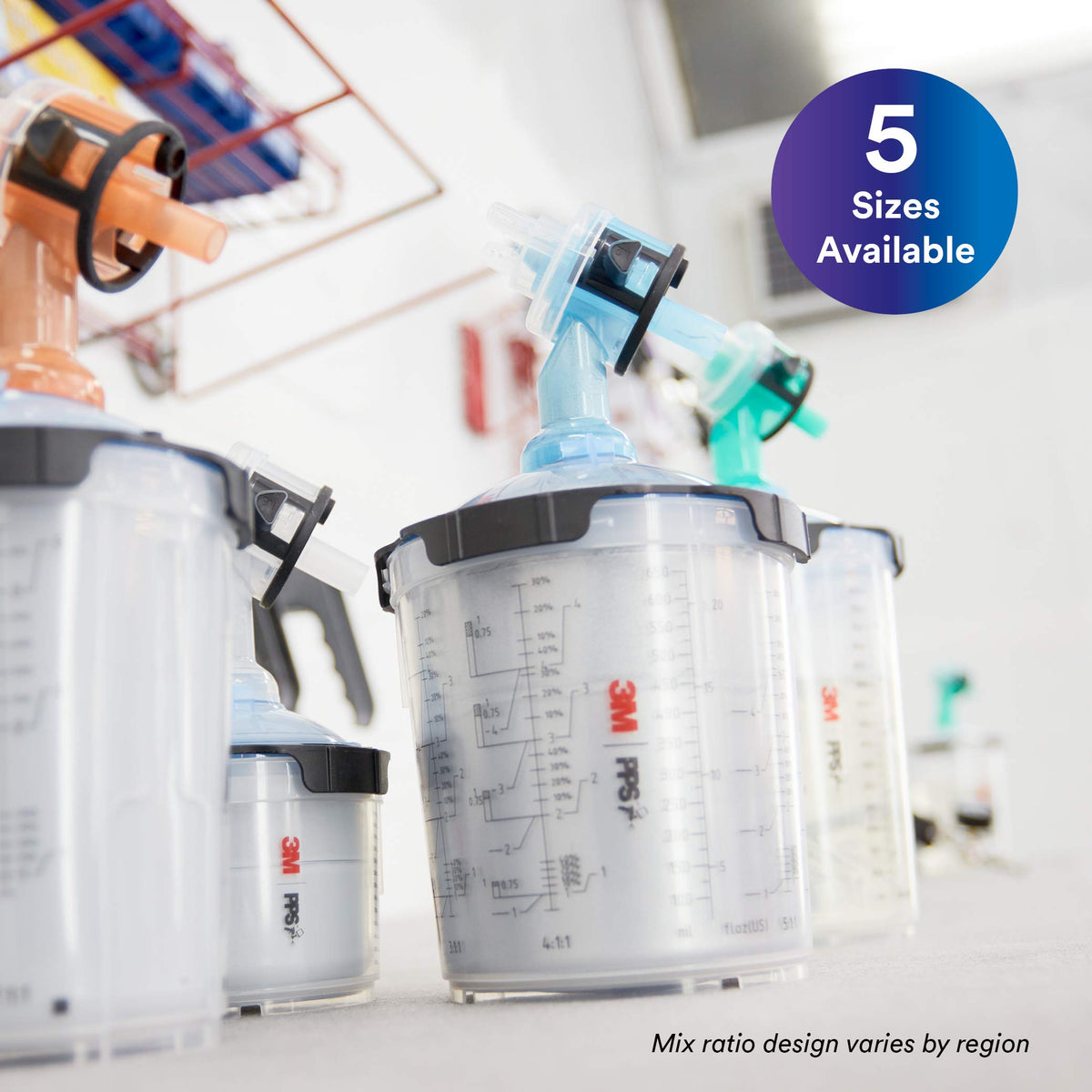 3M PPS 2.0 cup next to ruler to show true 22-ounce scale