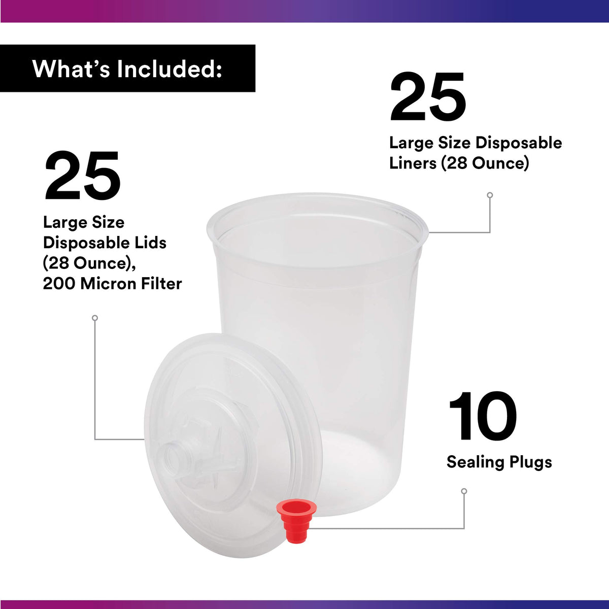 3M PPS disposable liner close-up showing material texture, prevents cross-contamination