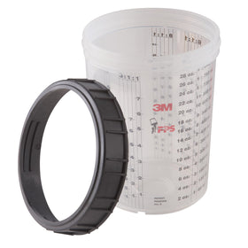 3M PPS adapter and collar detail allowing broad spray gun compatibility