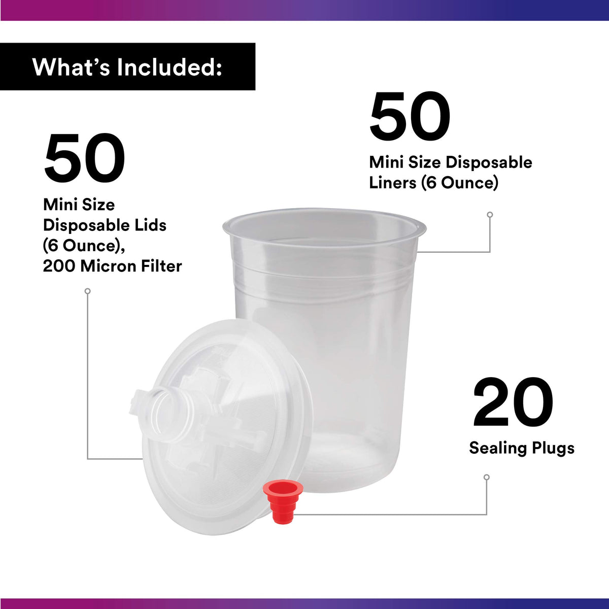 3M PPS mini disposable liner close-up highlighting clean mixing advantage