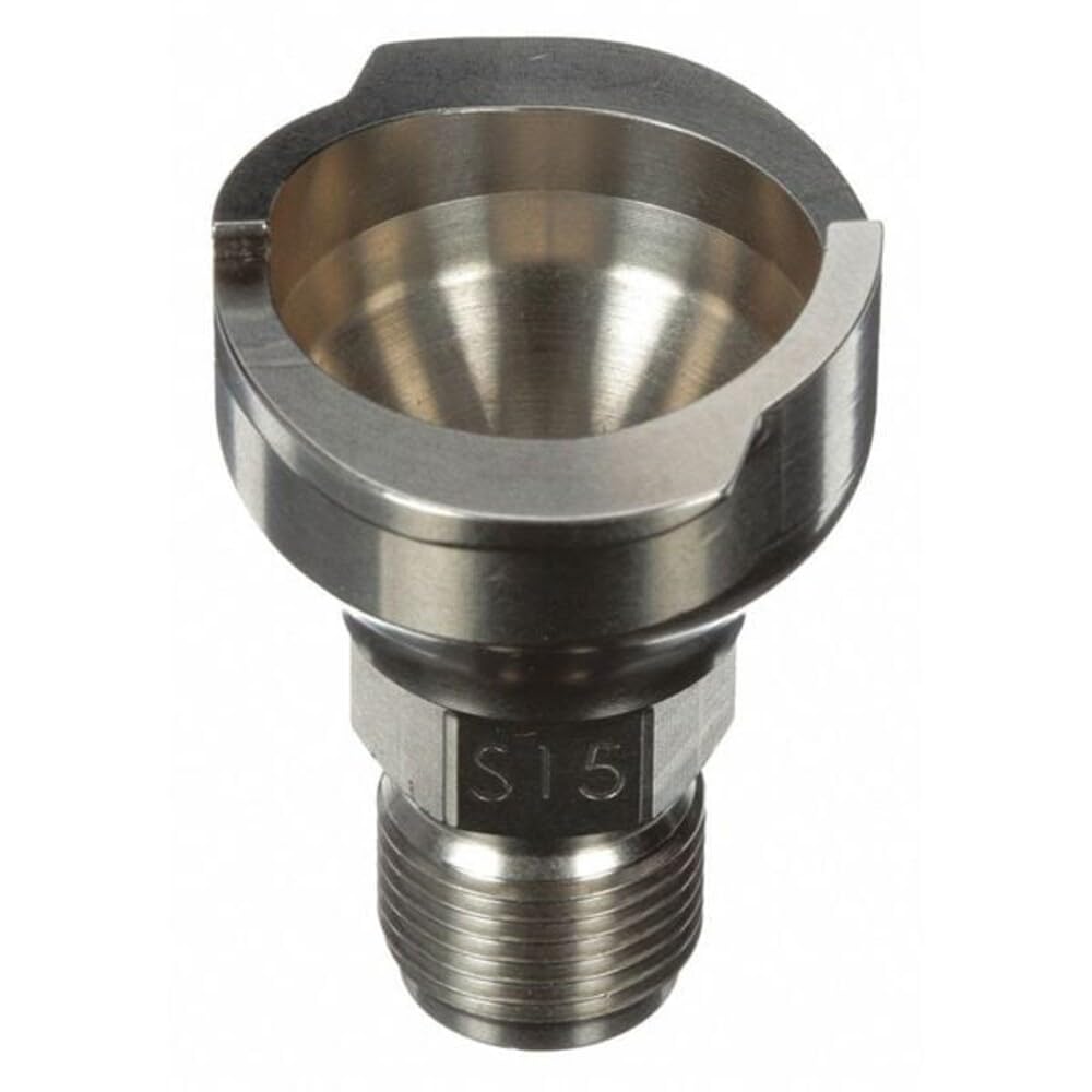 3M PPS S15 adapter front view showing stainless steel thread and stable connection benefit