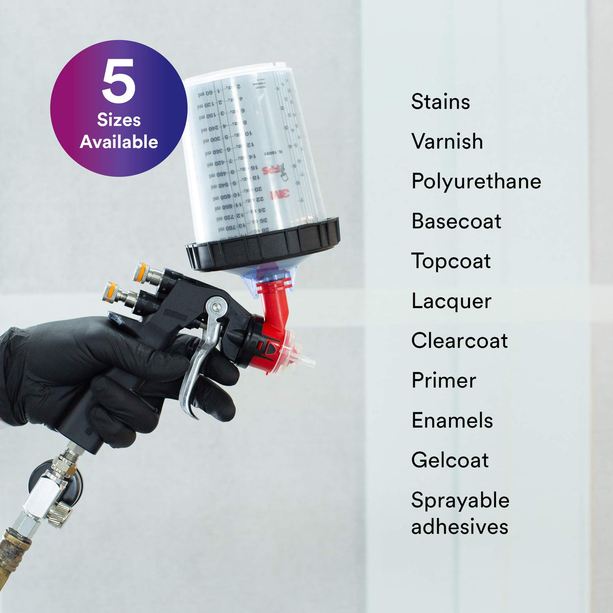 3M PPS sealing plug detail protecting leftover paint for short reuse