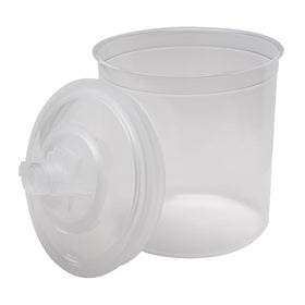 3M PPS cup beside ruler showing 22-ounce size and scale