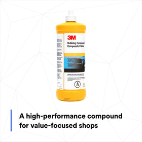 3M rubbing compound 05973 before and after comparison showing restored finish