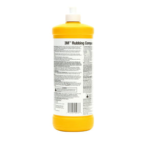 3M rubbing compound 05973 stored on workshop shelf showing ready-to-use supply