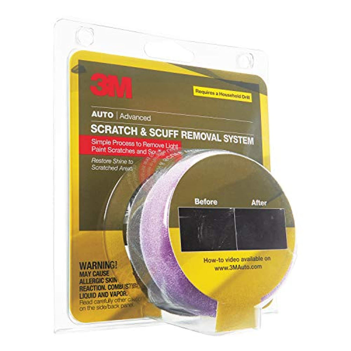 3M kit front view showing complete scratch removal supplies for quick repairs