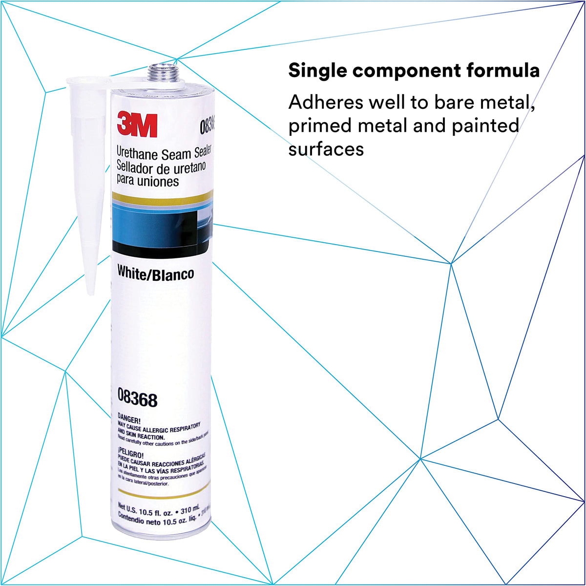 3M sealer nozzle and cap detail for precise bead control and neat application