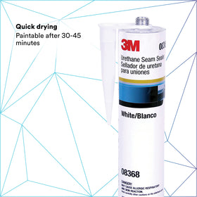 3M cartridge beside a hand for scale showing convenient 310 mL size benefit