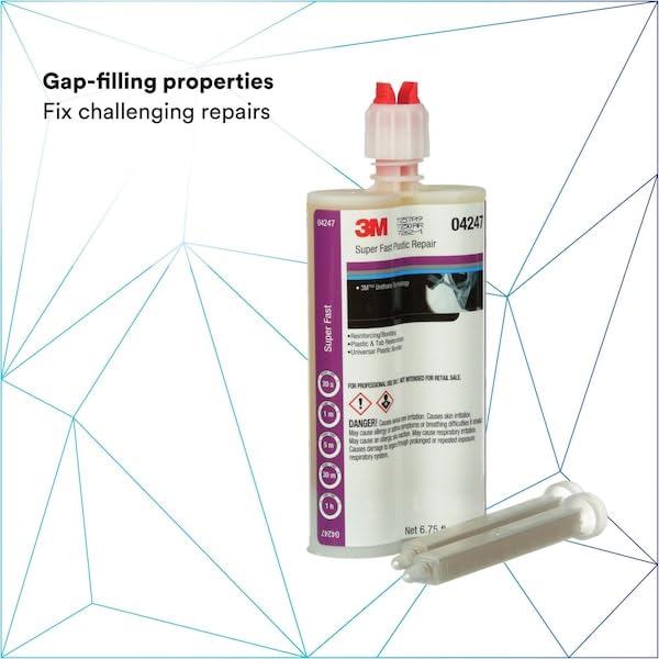 3M cartridge loaded in dispensing gun during application for faster repairs benefit