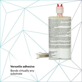 3M cartridge beside ruler showing scale and 200 mL capacity benefit