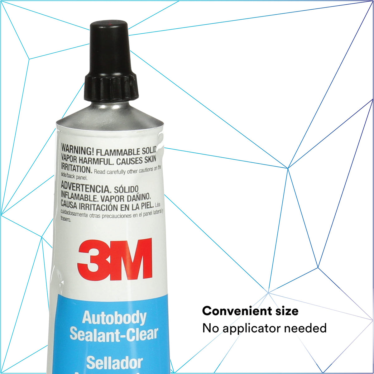 3M Ultrapro five ounce tube next to a ruler showing compact size for handheld convenience
