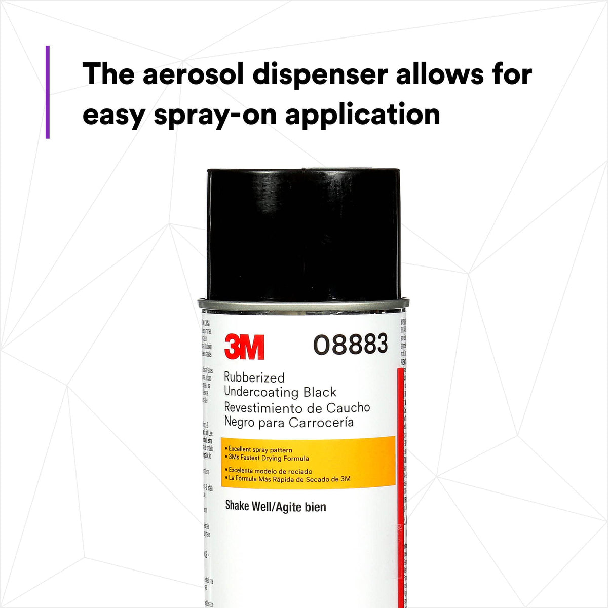 3M undercoating applied in garage environment demonstrating professional application