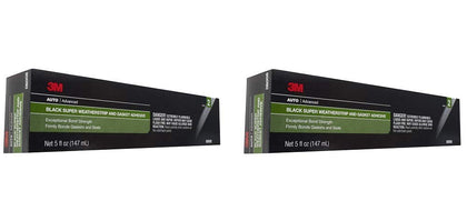 3M weatherstrip adhesive tube front view showing label and easy-squeeze packaging benefit