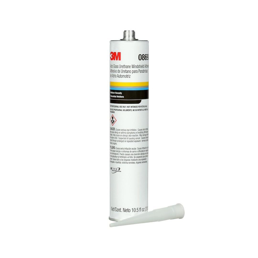 3M windshield urethane cartridge front view showing label and professional use benefit