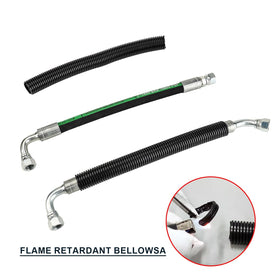 3mirrors elbow end detail highlighting fewer joints for reduced leak risk
