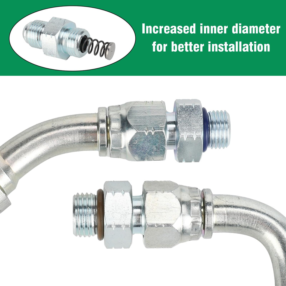 3mirrors hose temperature rating stamp showing high-heat durability for heavy duty use