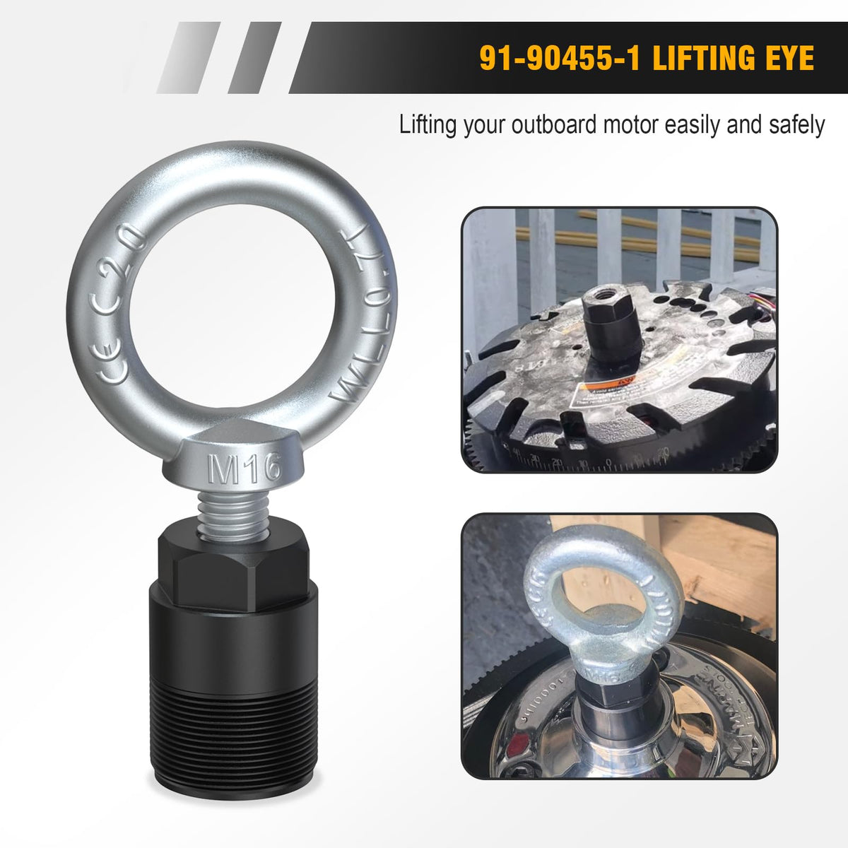 3mirrors pusher bolt threads and tip delivering controlled pressure for safe extraction