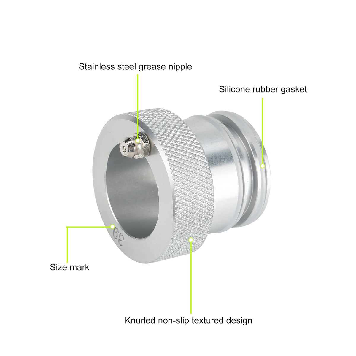 3mirrors visible size markings on tools enabling quick selection for correct bearing fit