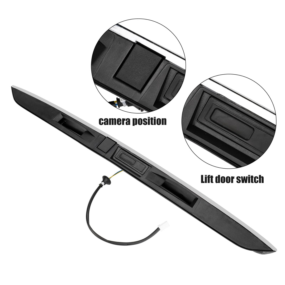 3mirrors tailgate handle reflective surface showcasing restored appearance