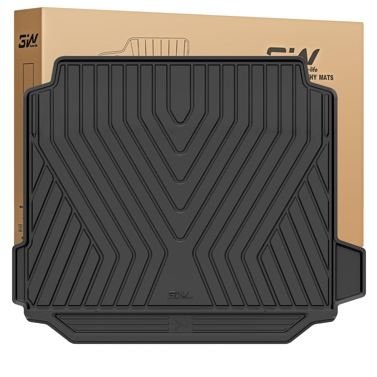 3W cargo liner front view showing full coverage and protection
