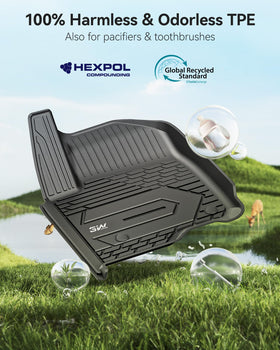 3W liner fitting around factory storage compartment without obstruction