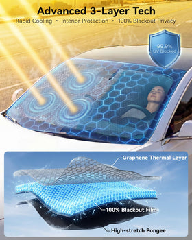 3W folded compact in storage bag for convenient transport and stashability