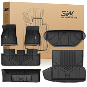 3W front interior full set showing perfect Model S fit and protection