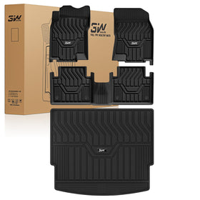 3W front mats and cargo liner showing full interior protection benefit