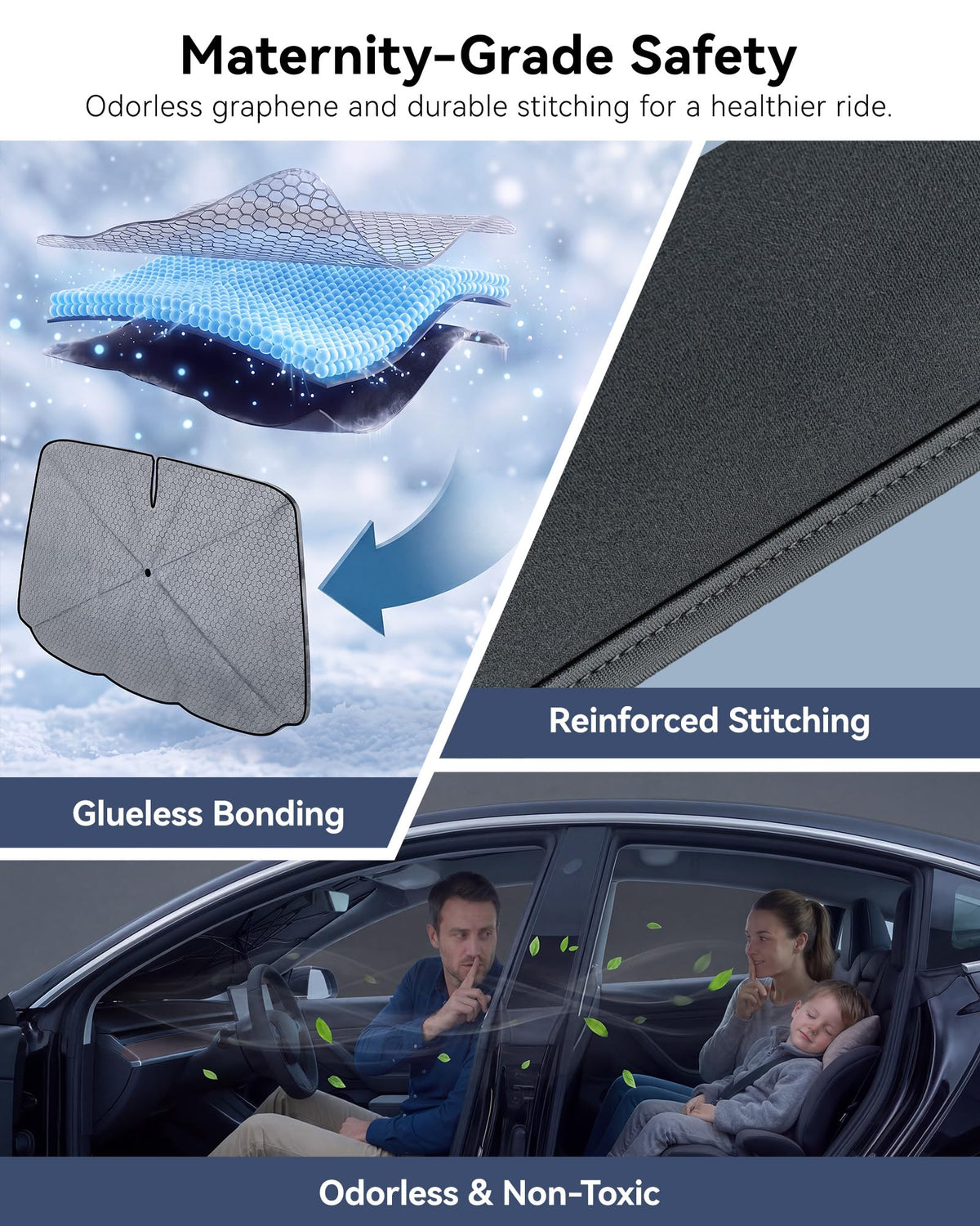 3W interior dashboard coverage illustrating protection from sun fading