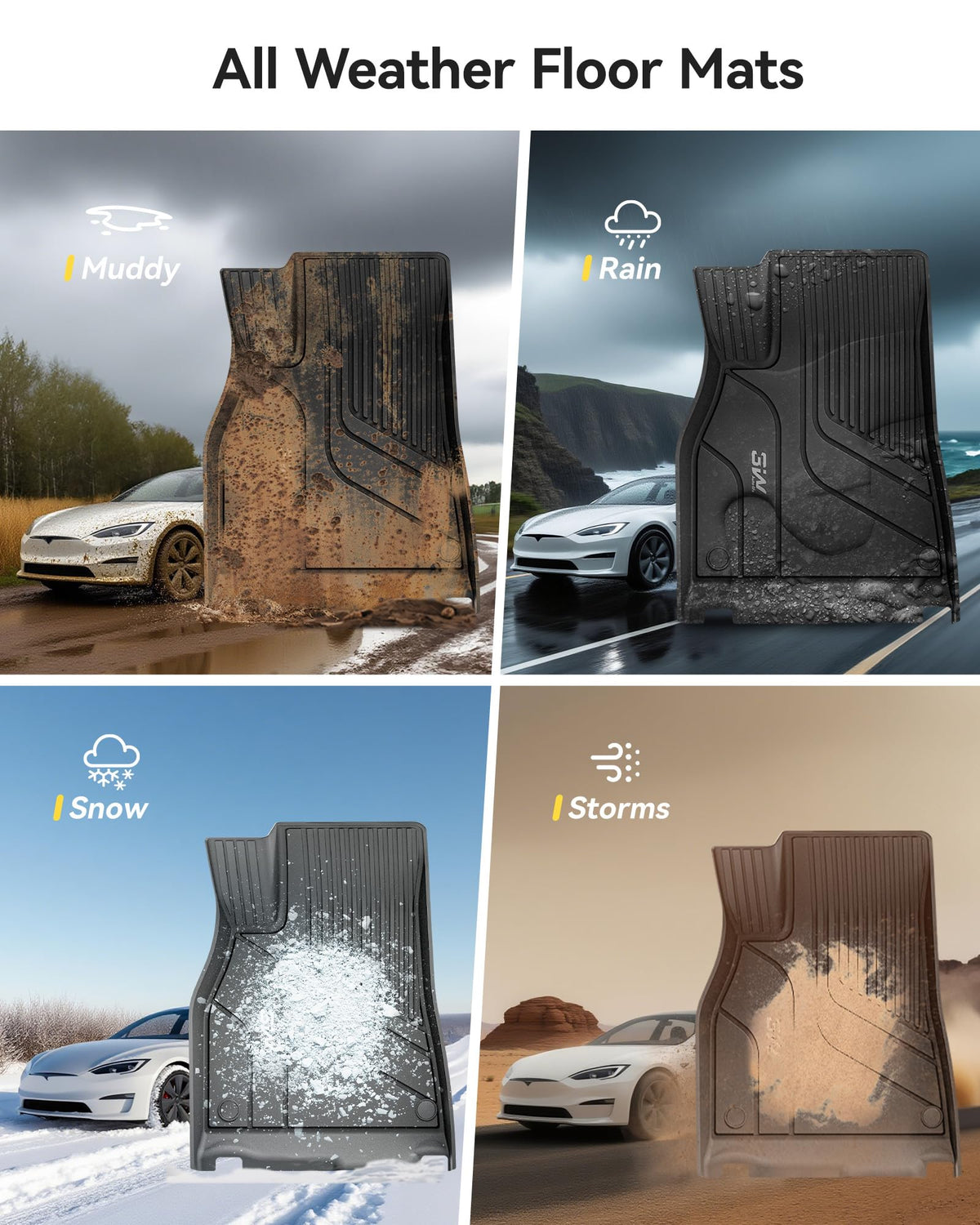 3W mats in a lifestyle shot protecting interior during outdoor gear transport