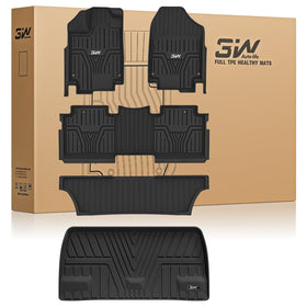 3W front-row full-coverage mat showing precise fit and carpet protection