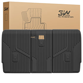 3W front view seatback protector showing full coverage and neat fit