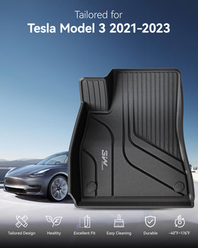 3W trunk mat flat lay illustrating full-coverage trunk protection