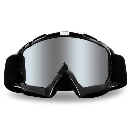 4-FQ goggles front view showing streamlined design and full-face coverage benefit