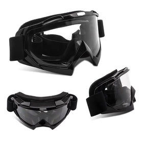 4-FQ goggles worn over eyeglasses demonstrating OTG fit advantage