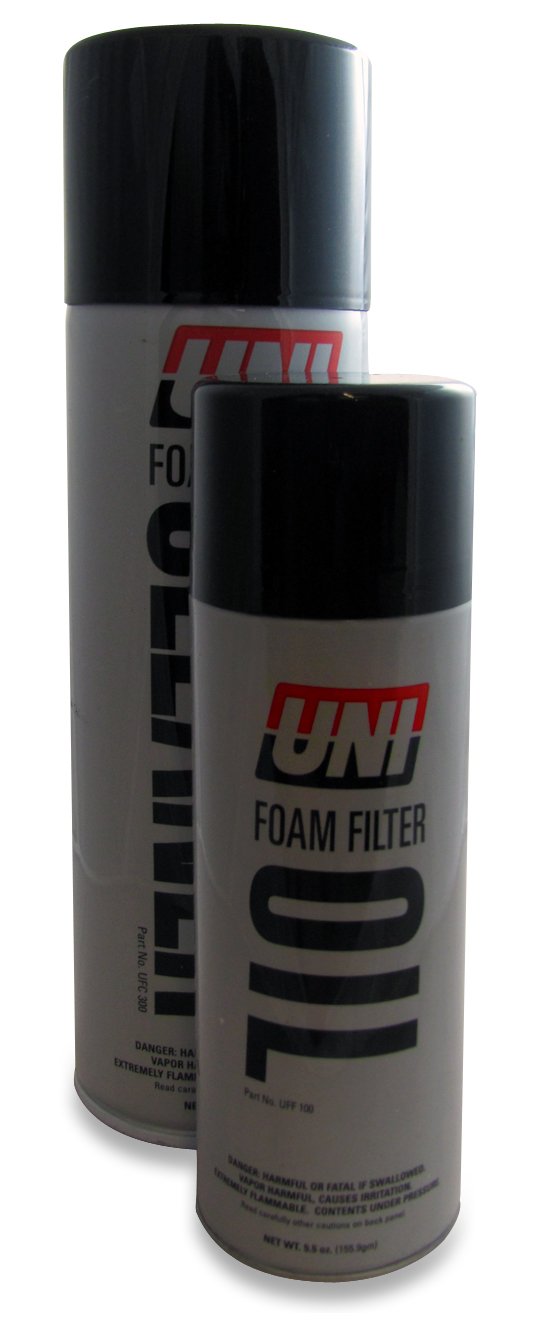 4into1 Uni UFM-400 pack front showing cleaner and oil for easy maintenance