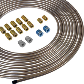 4LIFETIMELINES close-up of copper-nickel coil tubing showcasing smooth surface and easy bending advantage