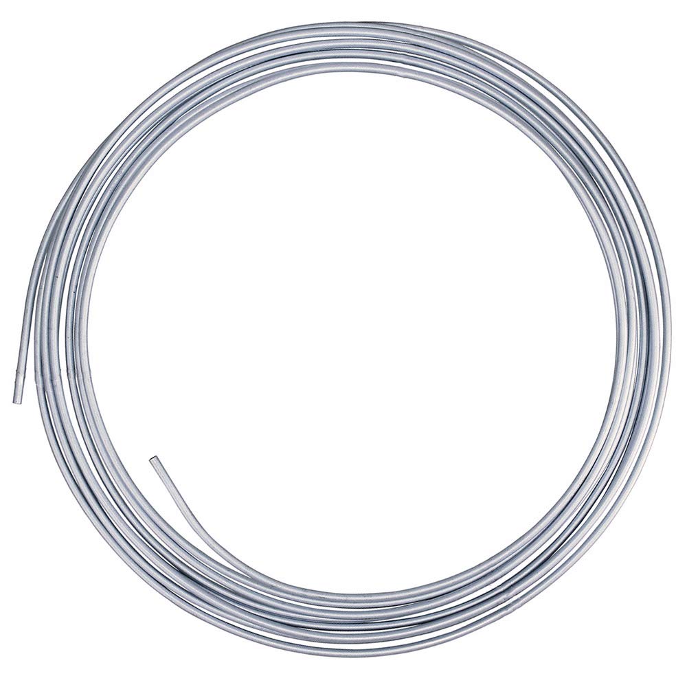 4LIFETIMELINES close-up coil of 316L stainless tubing showing corrosion resistance