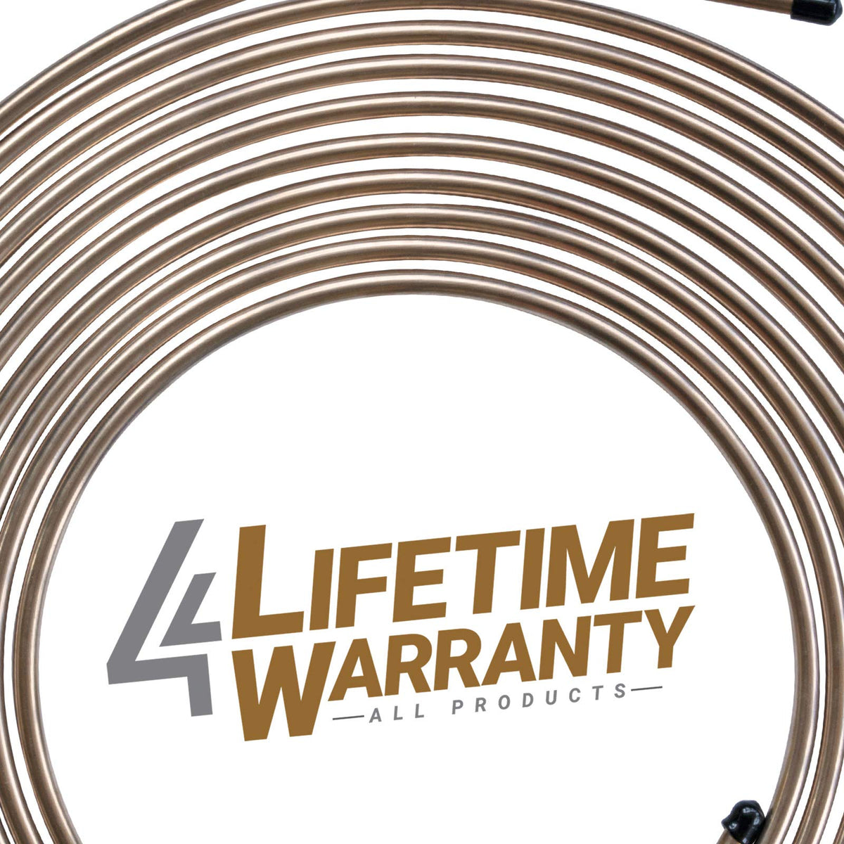 4LIFETIMELINES inverted flare on tubing displayed to highlight clean flare seal and leak-resistant joint