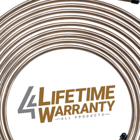 4LIFETIMELINES inverted flare on tubing displayed to highlight clean flare seal and leak-resistant joint