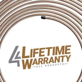 4LIFETIMELINES inverted-flare fittings set laid out for quick selection benefit
