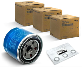 4STEED MOTORS front packaging showing three filters and three gaskets, assures correct kit