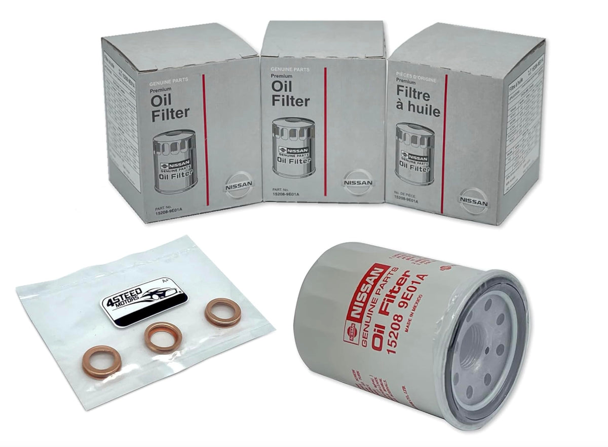 4STEED MOTORS front packaging showing included filters and gaskets for easy identification
