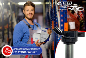 4STEED MOTORS kit staged in garage setting illustrating ready-to-install convenience