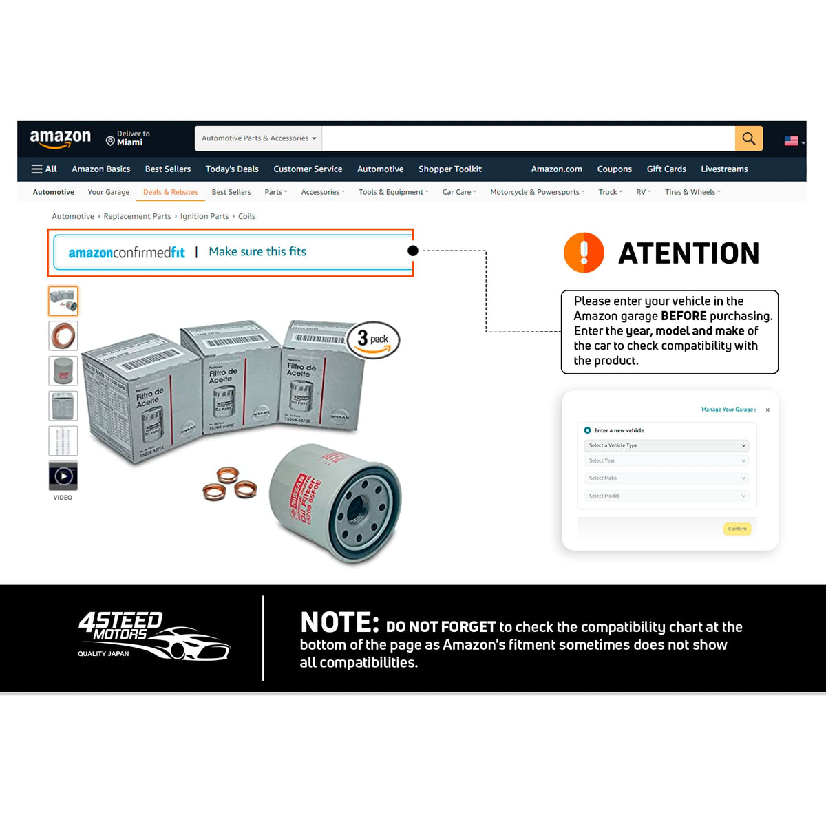 4STEED MOTORS garage scene with tools and kit showing convenience for DIY oil changes benefit