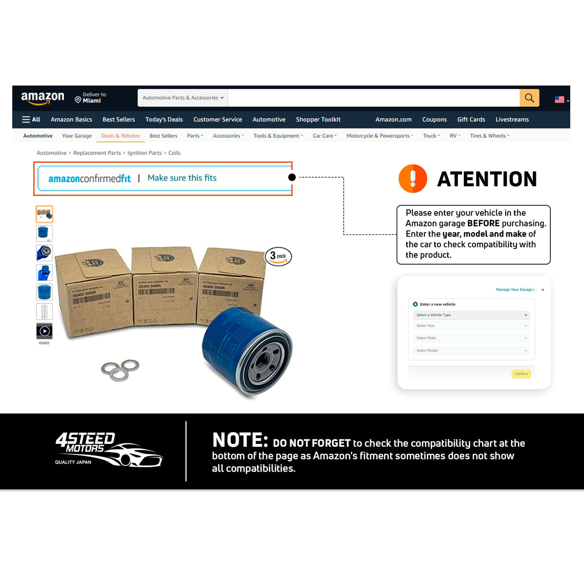 4STEED MOTORS workshop oil-change setup with tools, streamlines service efficiency
